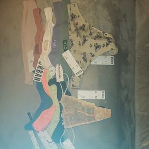 Urban outfitters thongs ALL NEW WITH TAGS 12 pairs in total